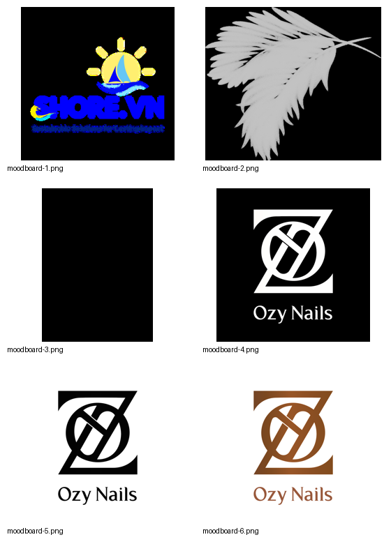 Ozy Nails contact background